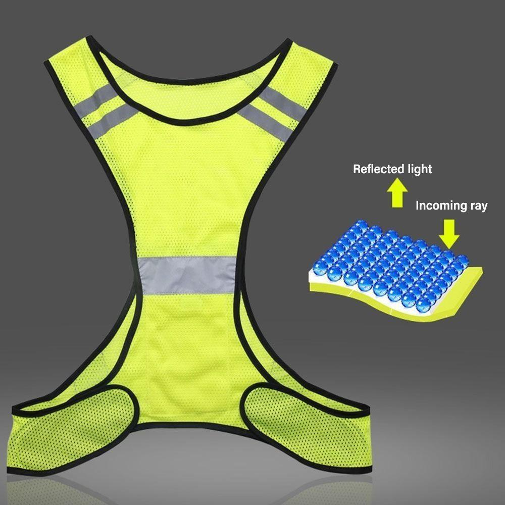CHINK Night Riding Vests, Polyester Walking Running Reflective Vest ...