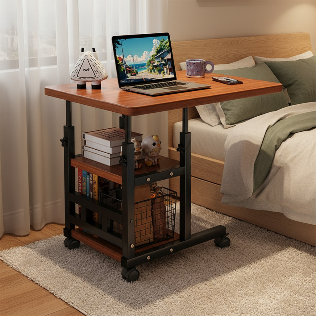 Bedside Table Removable Lift Multi-Purpose Desk Bedside Small Table ...