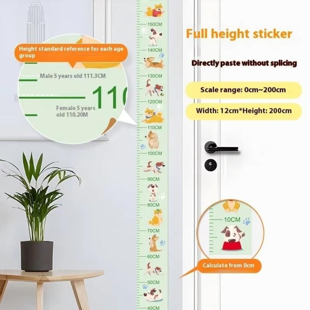 ALBIN Height Measurement Sticker, 2M Height Self-adhesive Child Growth ...