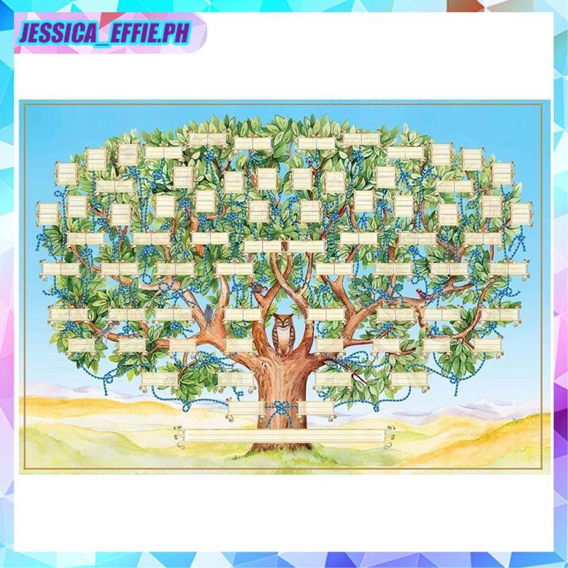 [4GPH]Family Tree Chart to Fill in - Blank Ancestry Chart 6-Generation ...