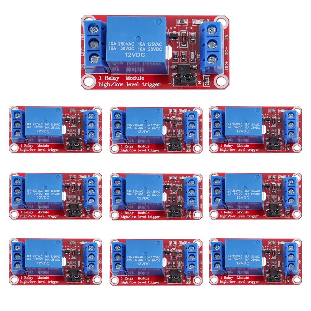 BABYCITY-PH! 10PCS 1 Channel Relay Module, 1 Channel Relay Board with ...