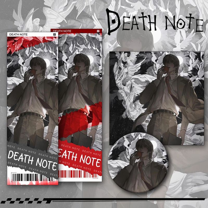 Death Note/Light Yagami/Death Note New Style Merchandise Night God Moon ...