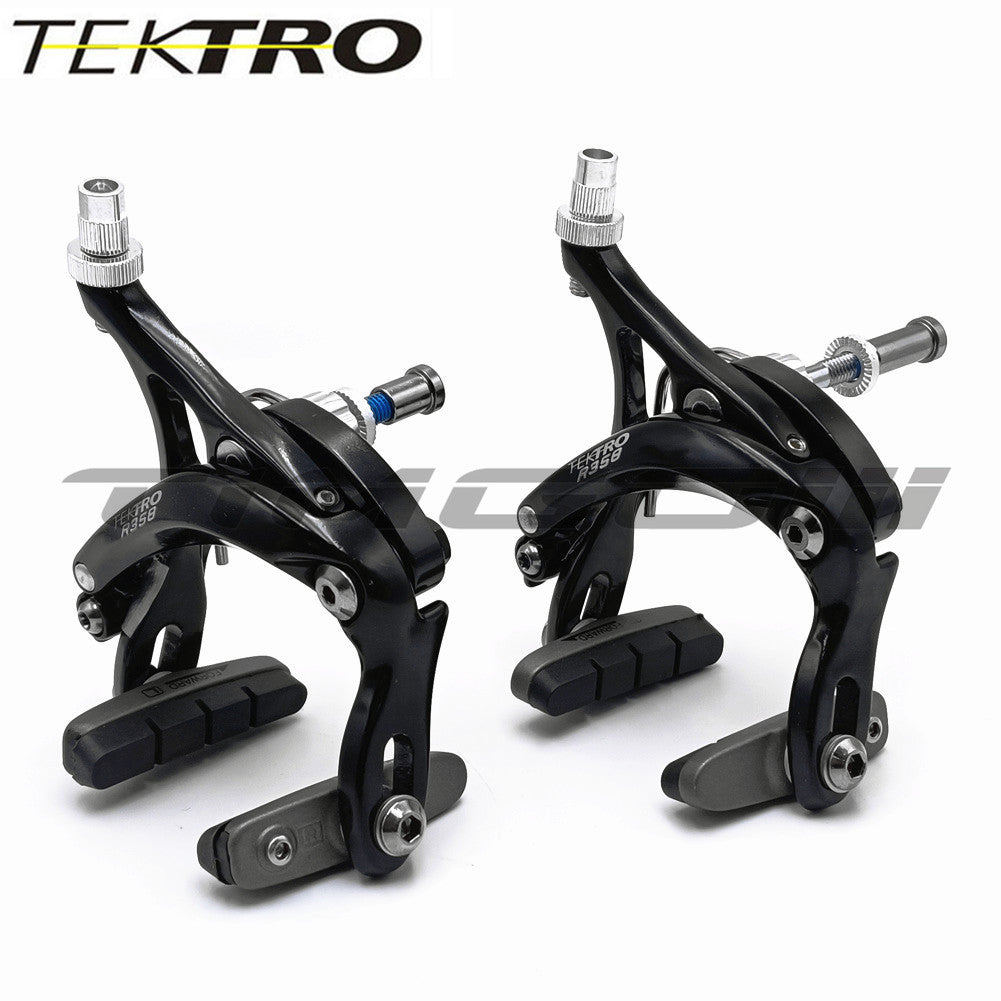 Tektro R358 Road Bike Long Reach Dual Pivot C-Brake Rim Brake Caliper ...