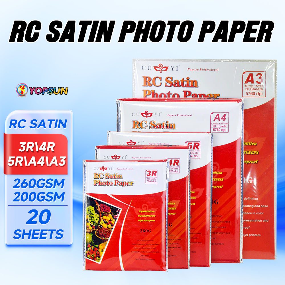 Shop rc satin photo paper for Sale on Shopee Philippines