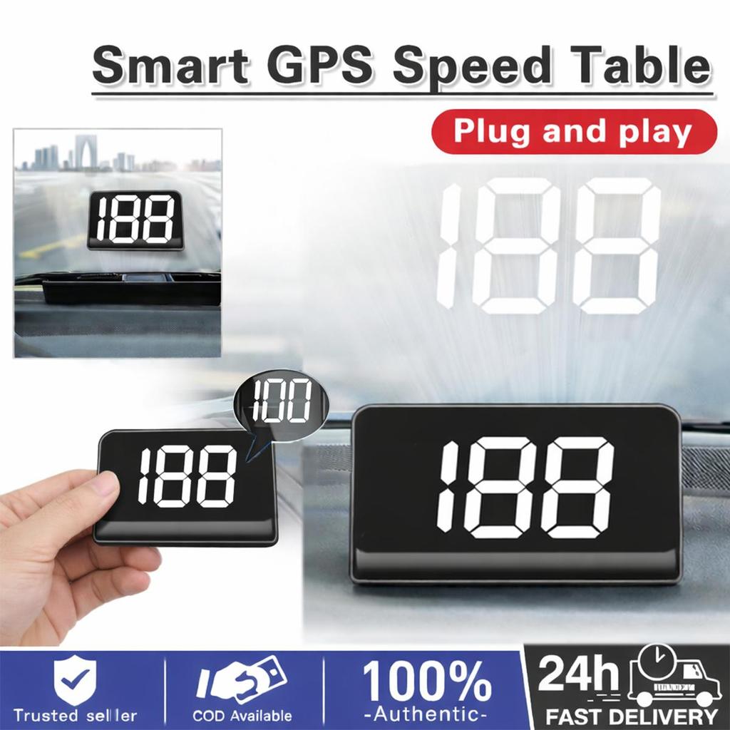 Universal Car Head Up Display HUD GPS Speedometer Digital Projector ...