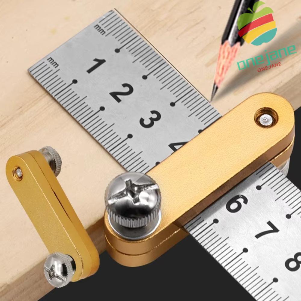 ONE-JANE Scriber Measurement Tool, Aluminium Alloy Stop Carpentry Steel ...