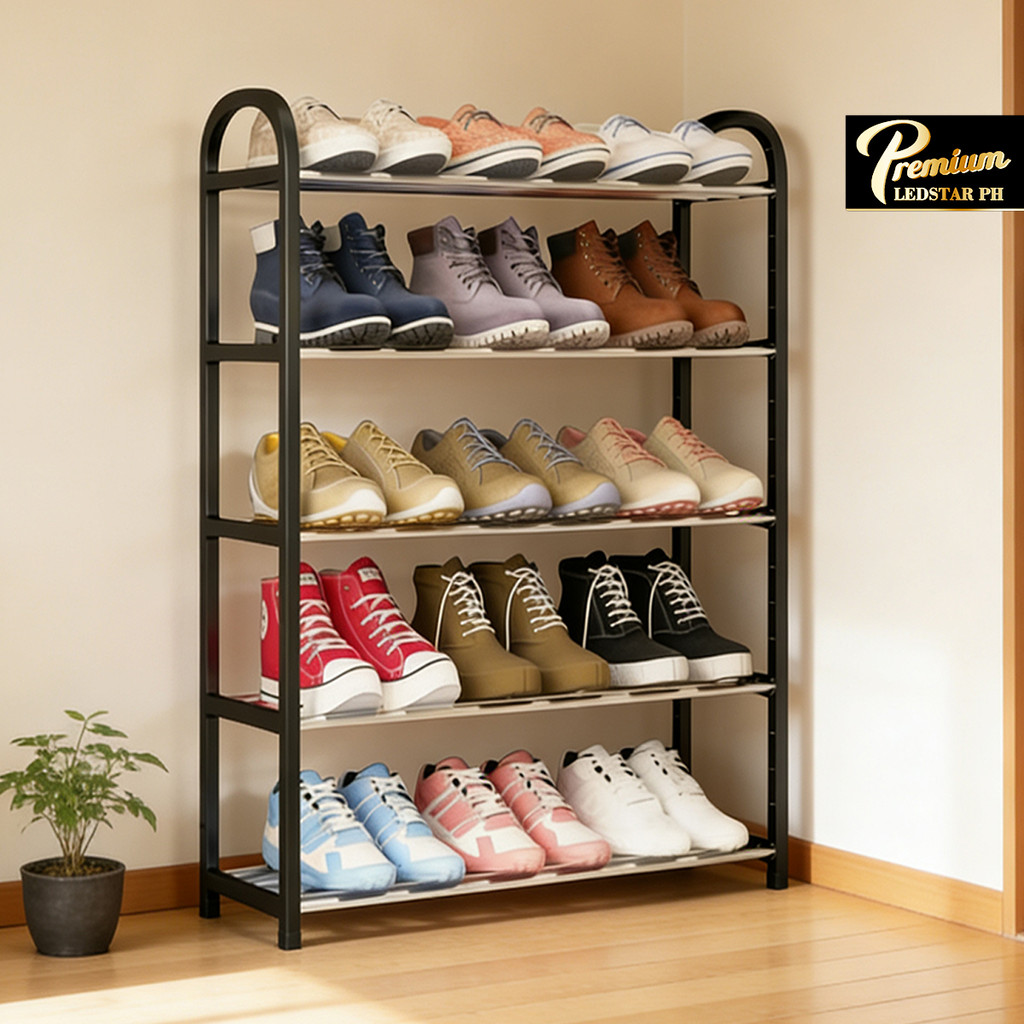 LEDSTAR 4 layer 5 layer simple shoe rack shoe cabinet student dormitory ...