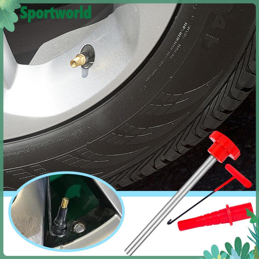 ღ Quick Change Tire Valve Core Tool Kit 4-Way Valve Tool Tire Valve ...