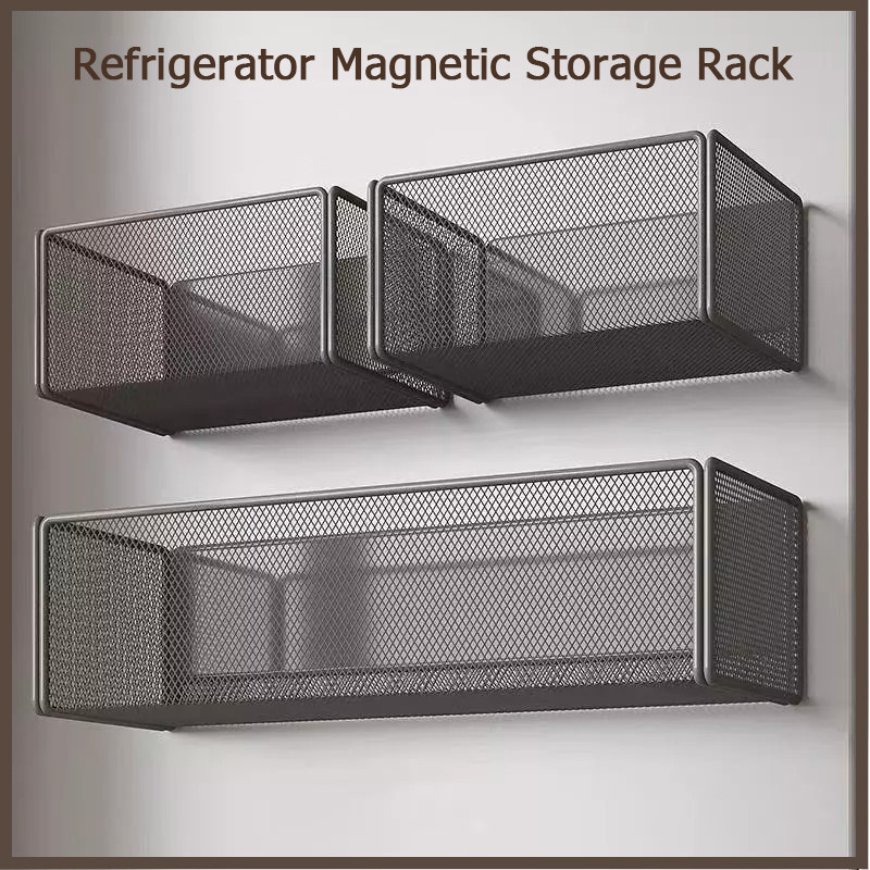 Magnetic Installation Free Storage Rack Strong Magnetic Refrigerator ...