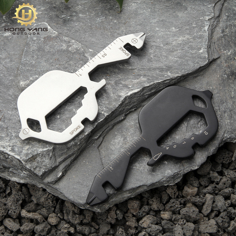 Bicycle Key Cassette Multi-Function Tool Card Portable Screw Outdoor ...