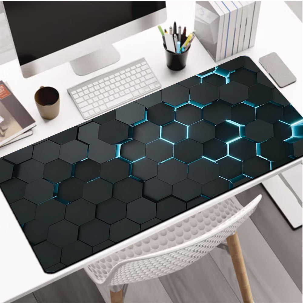 1PCS Desk Mat Keyboard Mouse Pad Large Mouse Table Pad Anti-Slip Rubber ...