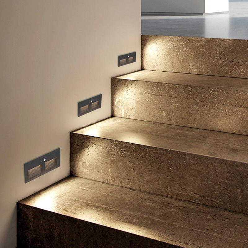 Outdoor Embedded Waterproof Footlight Step Stairway Corridor Wall ...