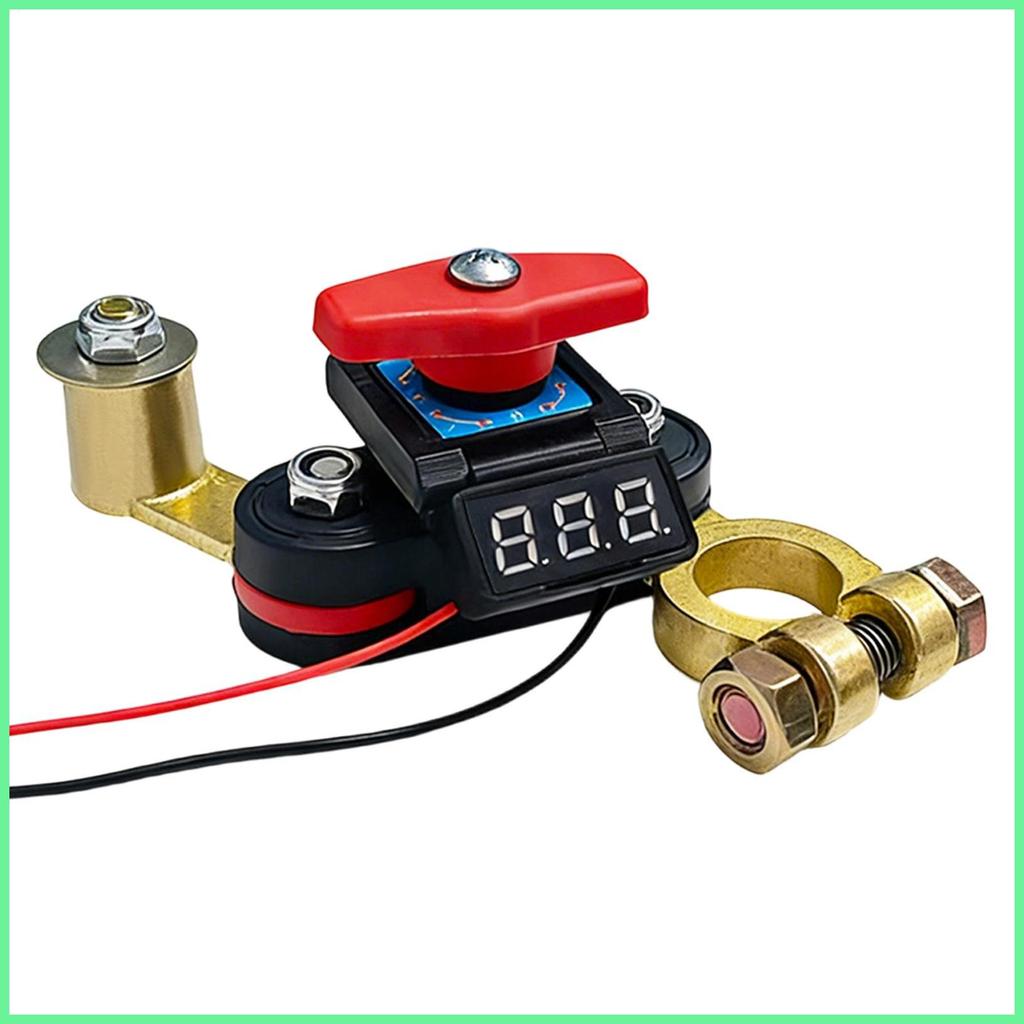 Battery Disconnect Button 360 Degree Rotatable 12v/24v Battery Isolator ...