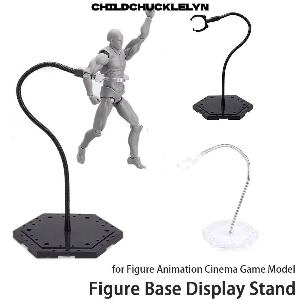 CHILDCHUCKLELYN Anime Figure Stand, Snake Tube PVC Figure Base Display ...