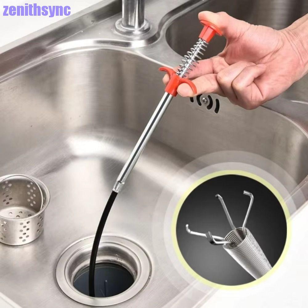 ZENITHSYNC Sink Drain Clog Remover, Flexible Design 4 Claw Mechanism ...