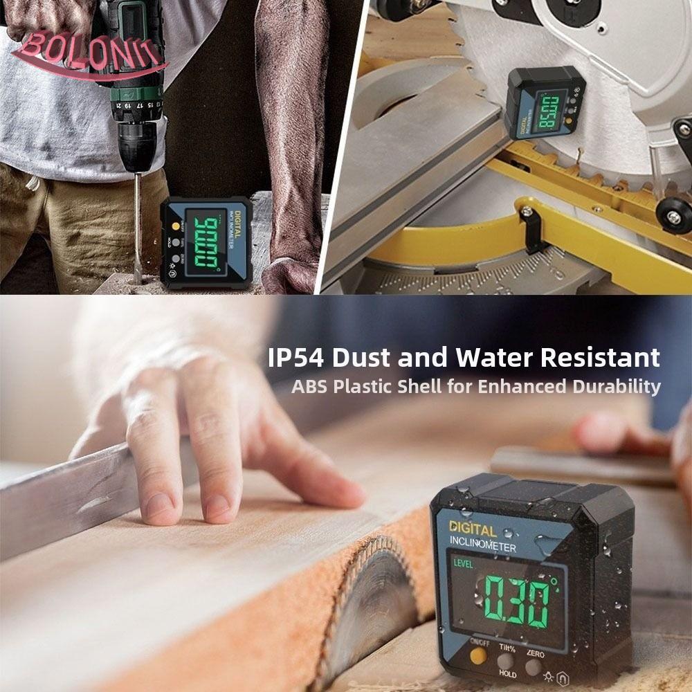 BO Electronic Angle Protractor, High-precision Waterproof Slope Meter ...