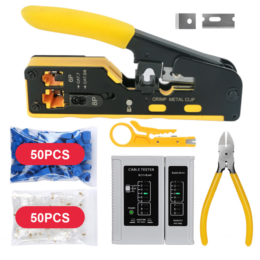 Network Tool Kit Set Network Installation Tester Set Home Network Cable ...