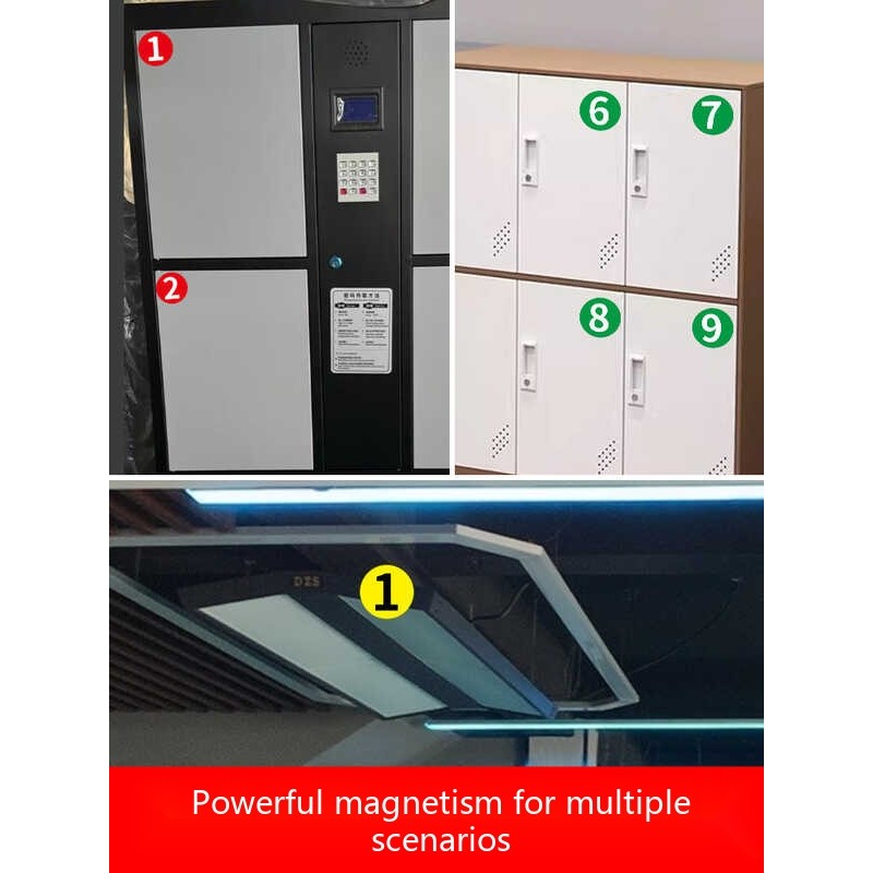 Magnetic Numbering Locker Equipment Acrylic Machine Table Shelf Cabinet ...