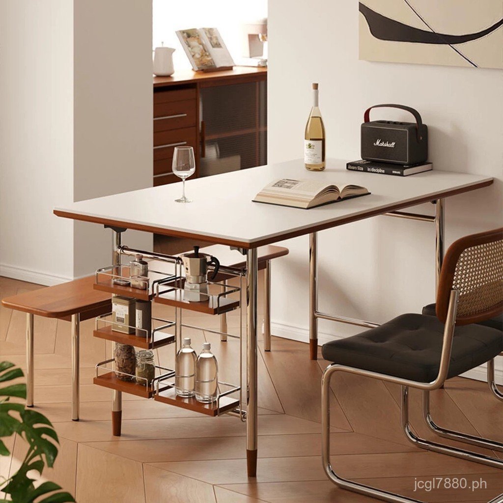 Japanese Style Mid-Century Style Dining Table Rock New Rectangular ...