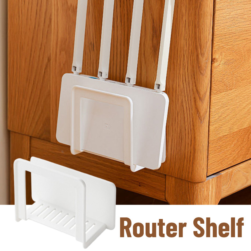 Wall Mounted WiFi Router Shelf Home Router Storage Box Waterproof ...