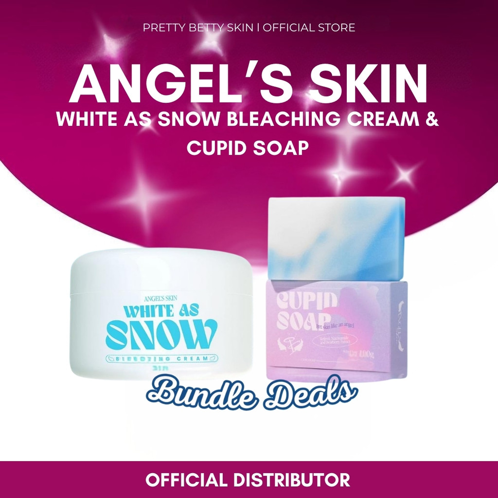 Angel's Skin White as Snow Bleaching Cream | Cupid Soap | Bundle ...