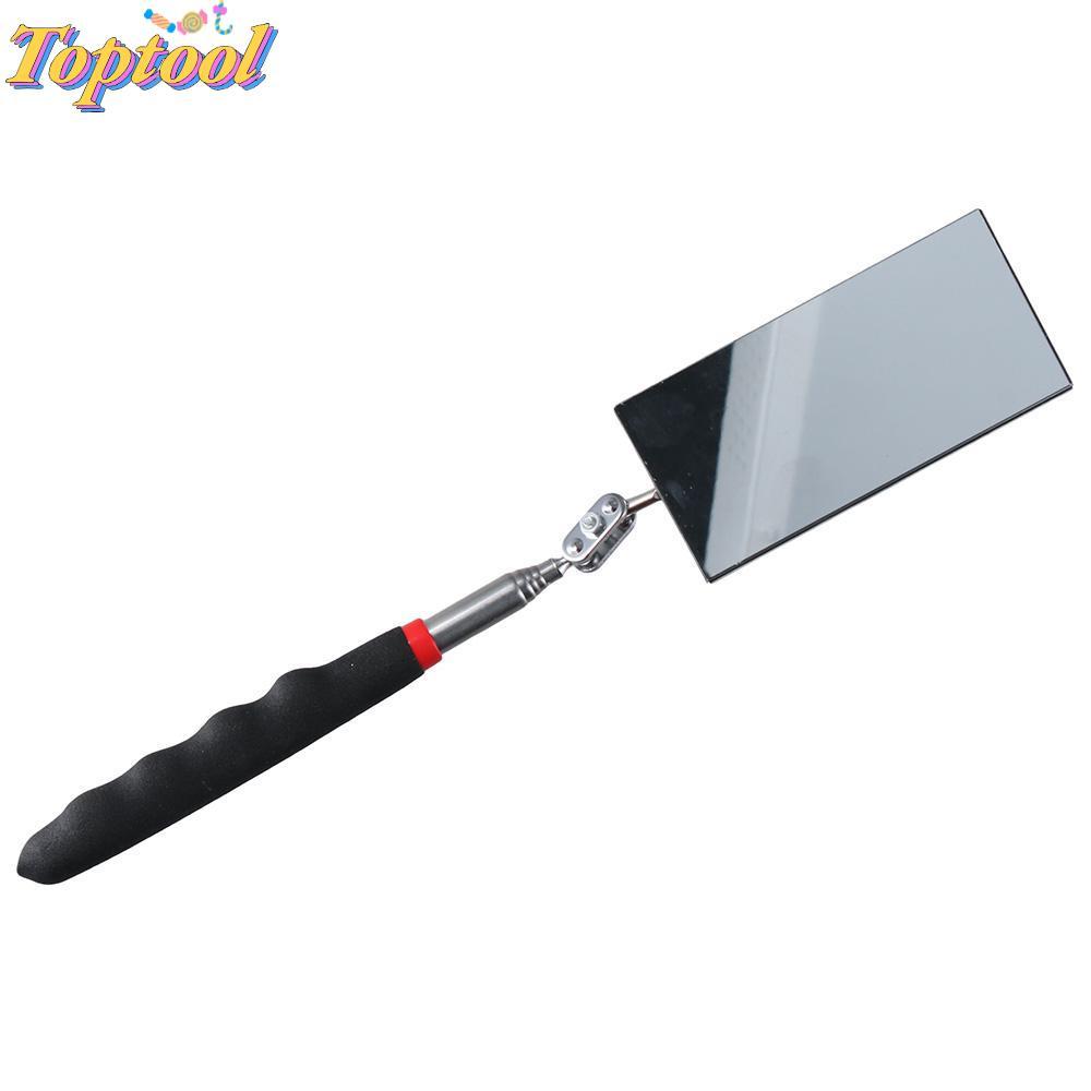 TOPTOOL Telescoping Inspection Mirror, Stainless Steel 360° Swivel Head ...