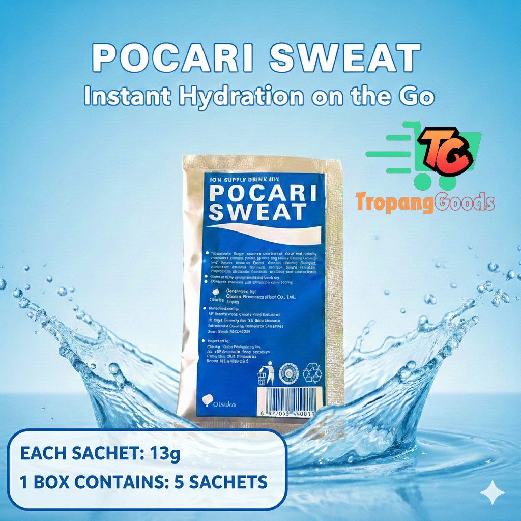 POCARI SWEAT Powder Drink 13g x 5 Sachets | Sports Electrolyte ...