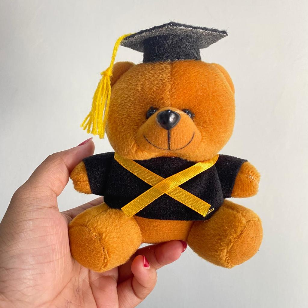 12cm Mini Graduation Doll Teddy Bear Graduation Gown Graduation Doll ...