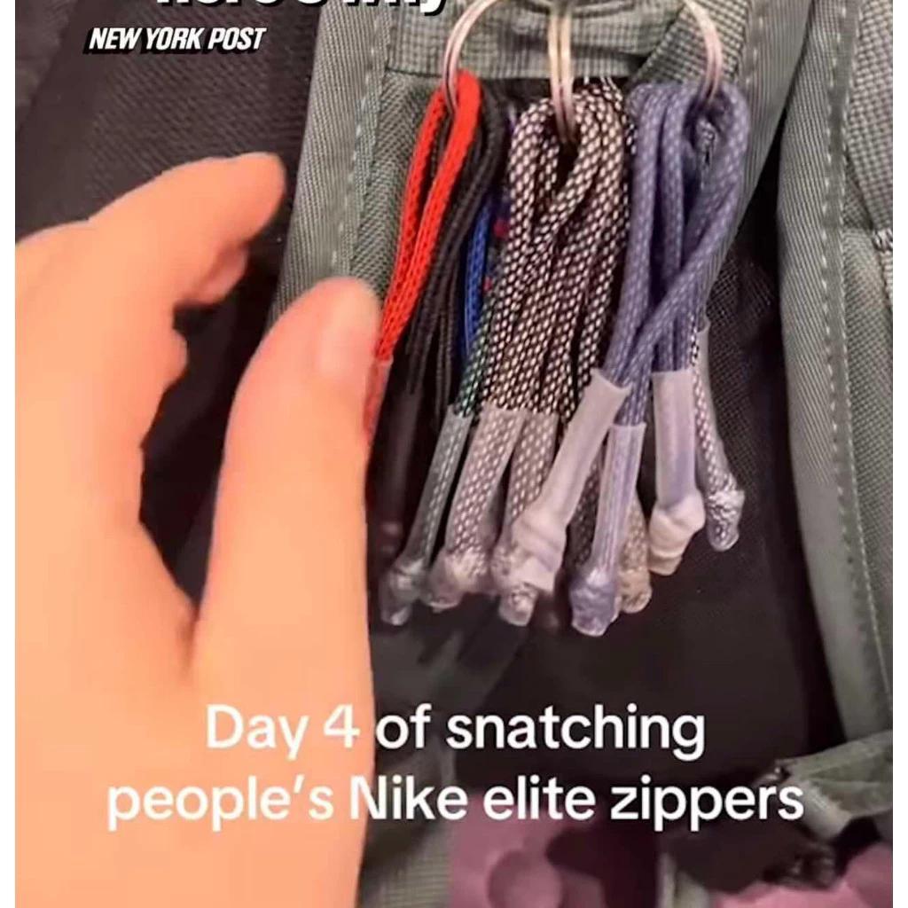 1/10 / 20PCS Elite Backpack Zippers Rope Zipper Tali Trend Assorted COD ...