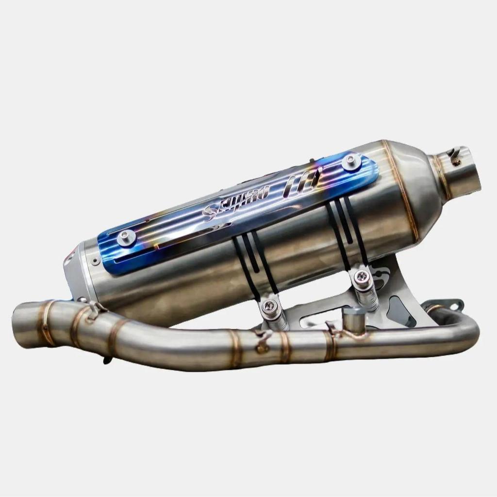 Shijiro Hitman Pipe 304 Stainless Clamp Type Available in Rainbow and ...