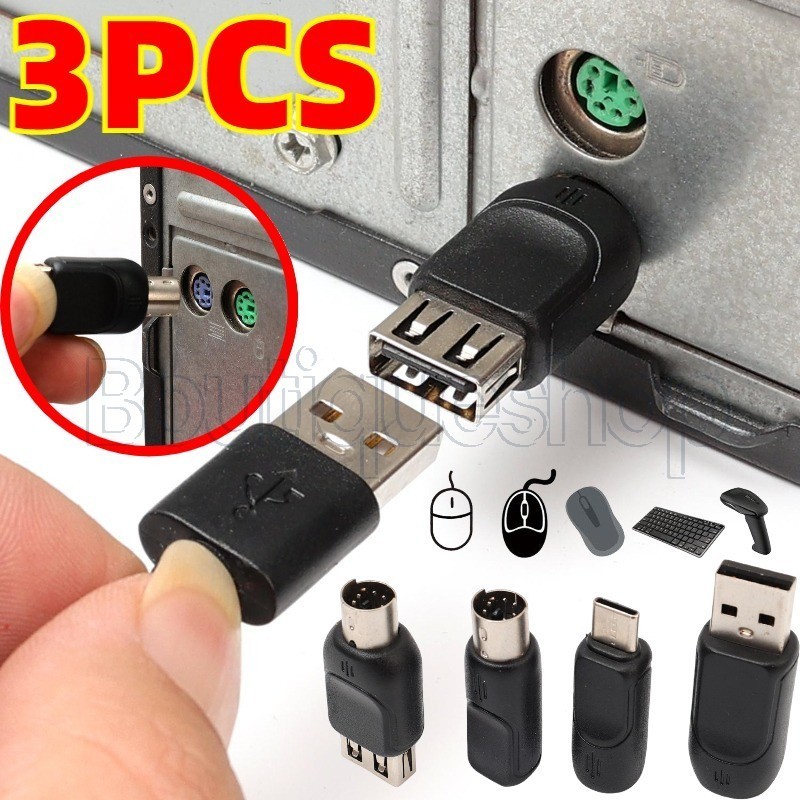 USB C to PS2 Female Adapter - PS2 Interface Converter - Low-Latency ...