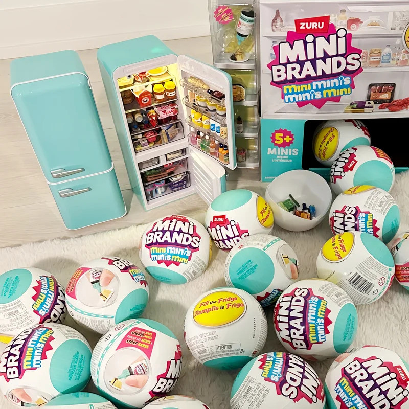 New Genuine Zuru Mini Fridge Blind Box Mini Mystery Boxes Trendy Model ...