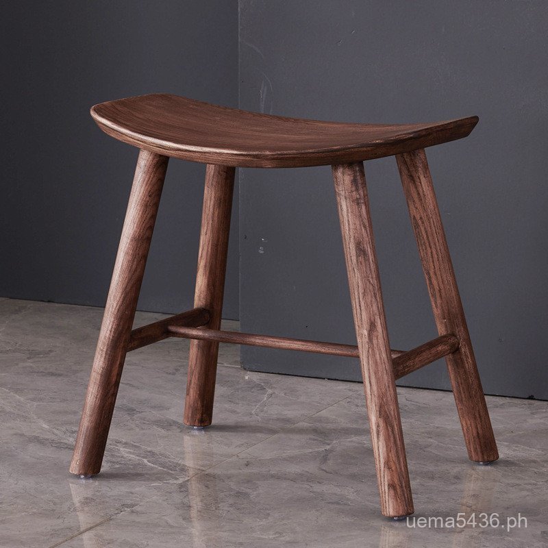 Chair Stool Table Simple Stool New Makeup Table Stool Solid Wood Round ...