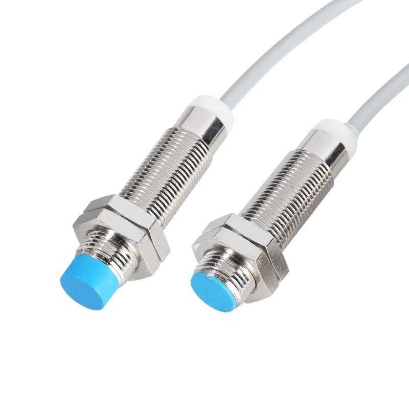 M12 Proximity Switch Three-Wire PNP Two-Wire NPN DC 24V Plug-in NO Open ...