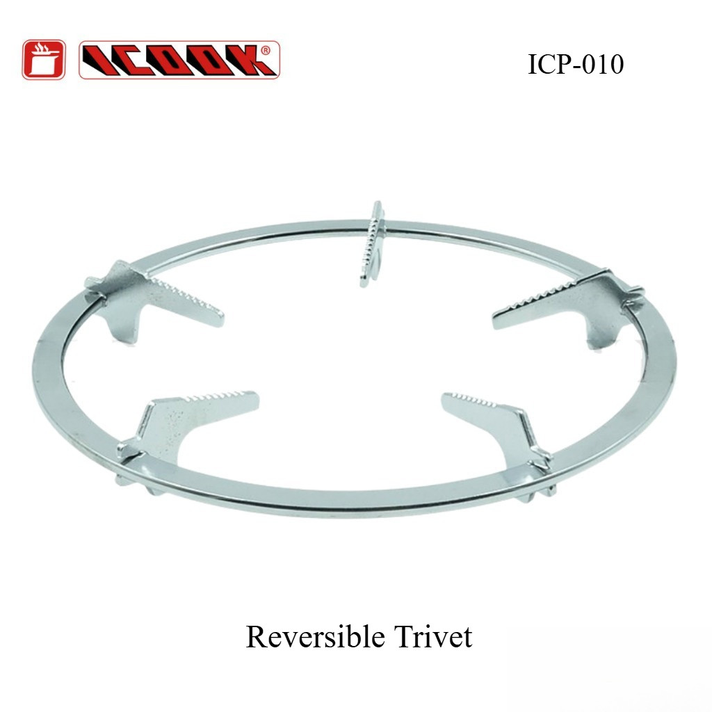 Trivet Gas Stove Stainless Steel Reversible iCook IC-010R | Shopee ...