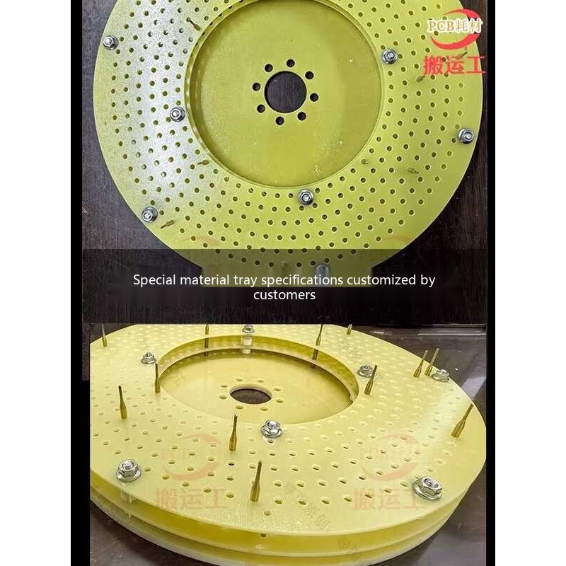 Epoxy Board Turnover PCB Drill Router Bit Tray Aluminum Alloy ...
