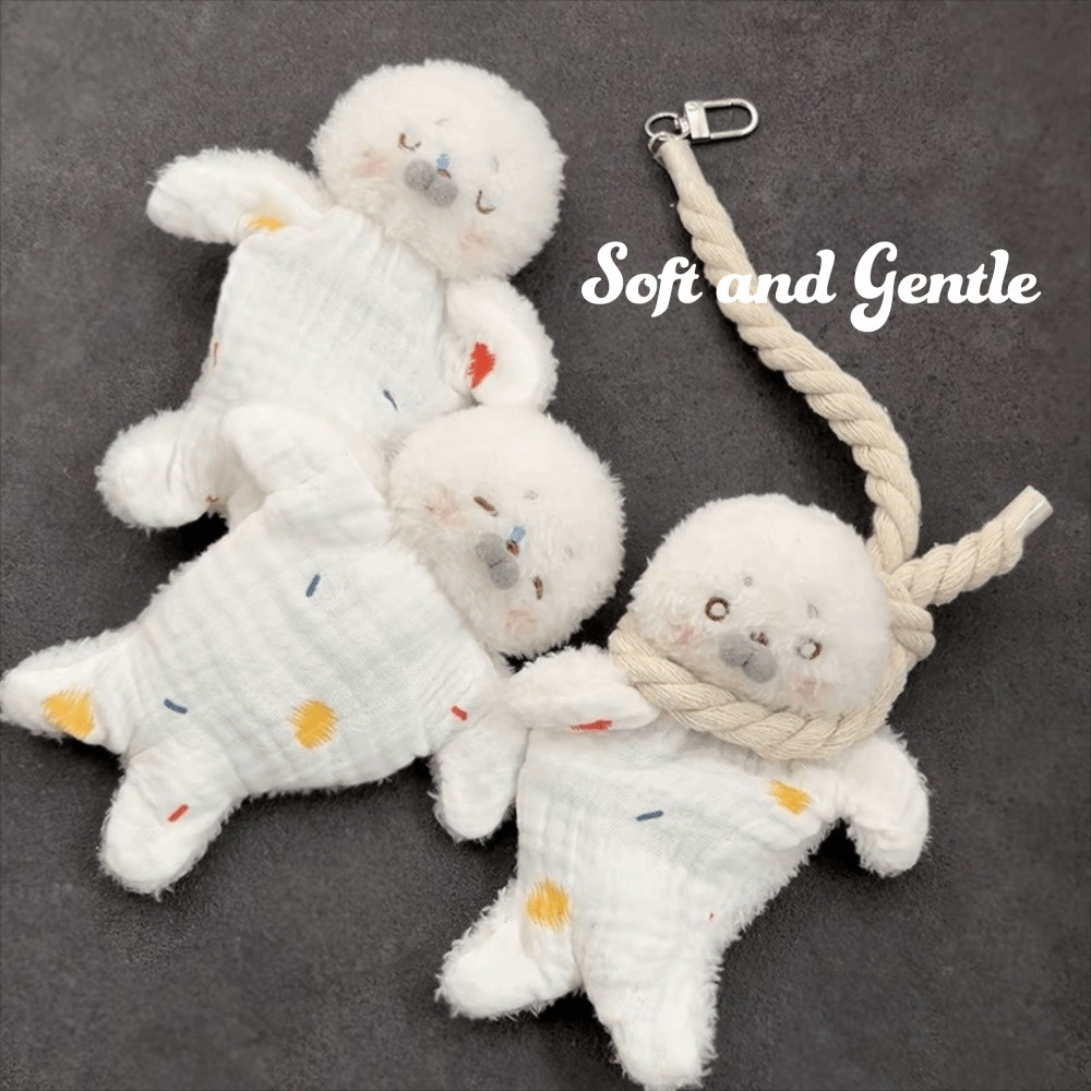 LUCKY Hanging Rope Dolls, Hanging Rope Cute Seal Stress Relief Dolls ...
