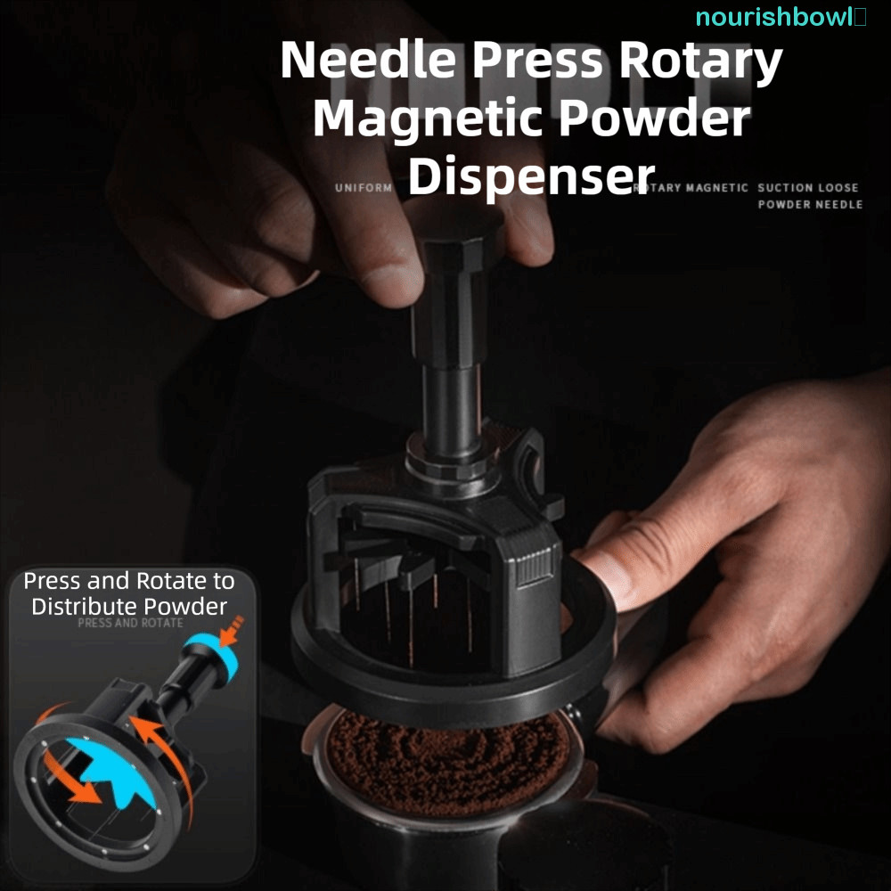 NOURISHBOWL Magnetic Dispersed Powder Needle, 51/53/58mm Press Type ...