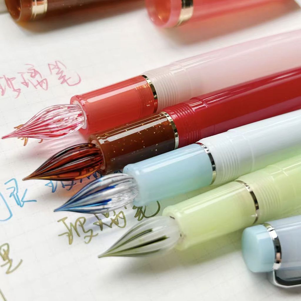 Jinhao 82 Change Glass Nib Dip Pen High-value Glass Pen 丨 Test Color ...