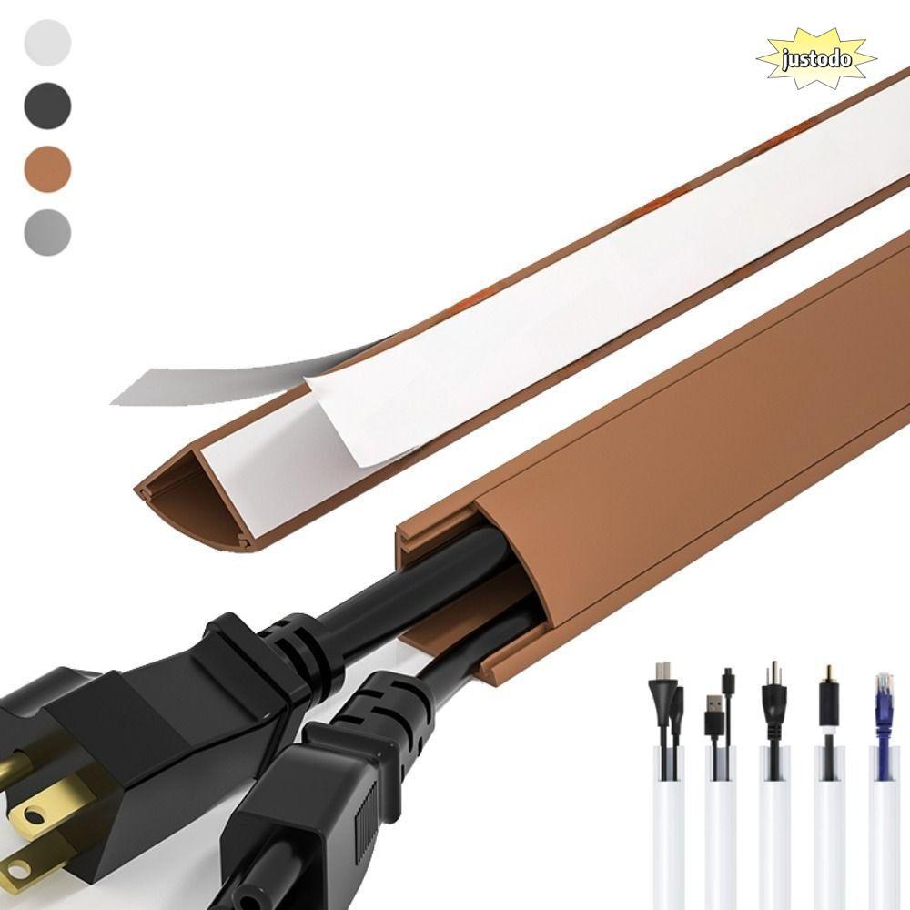 JUSTO Corner Cable Concealer, Paintable Triangle Cable Hider, Colorful ...