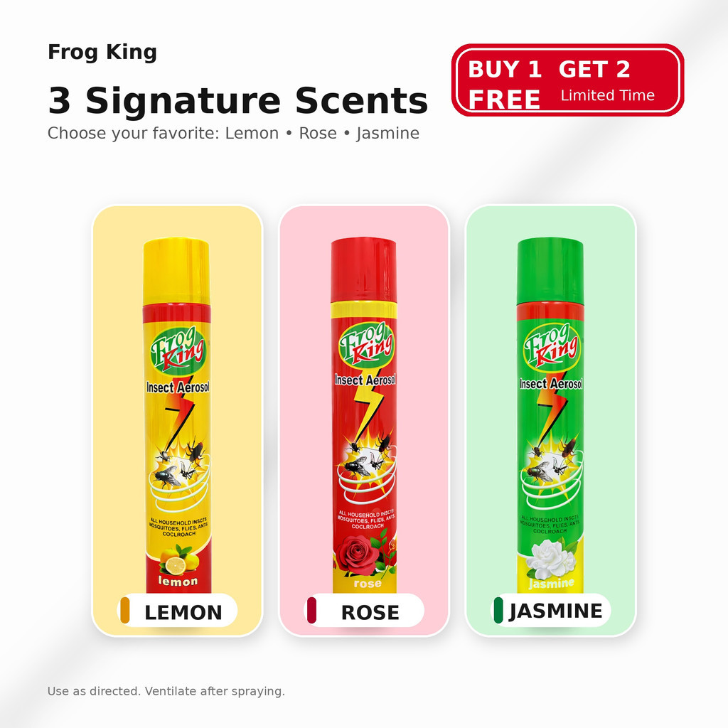 Frog king#【BUY1 TAKE2】Insecticide Spray Aerosol Insect Spray Mosquito ...