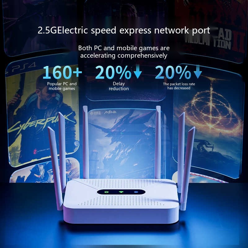 2024 New Wireless Router Home High Speed Wall Penetrating King Large 5G ...