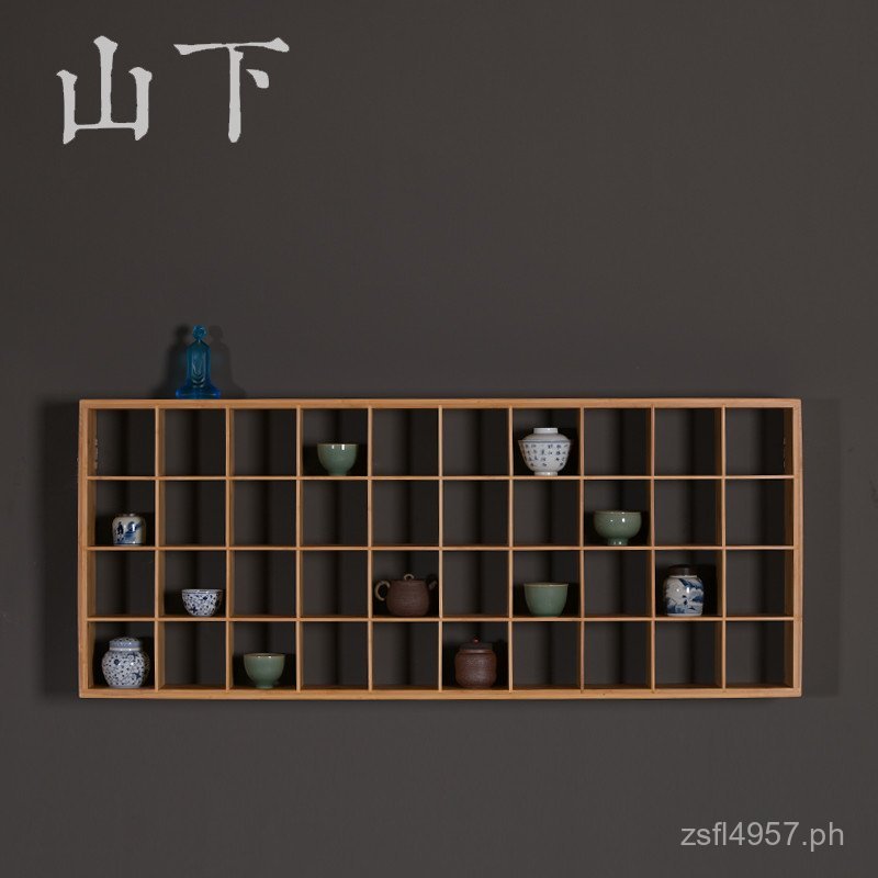 0a Bogu Rack Treasure Decorative Wall Multi-Compartment Teapot Entryway ...
