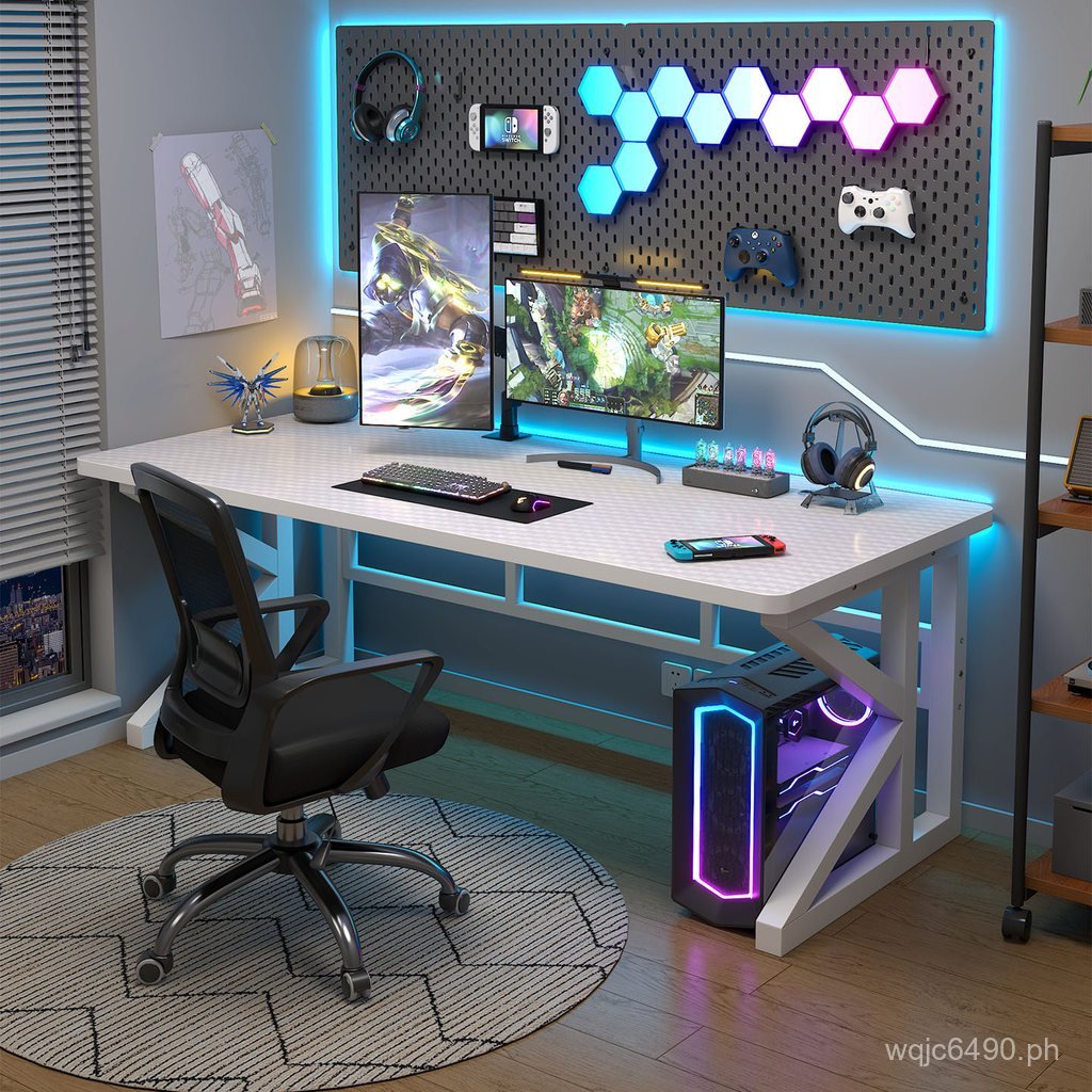 Double Long Table Small Desk Student Competition Desk Work Desk Office ...
