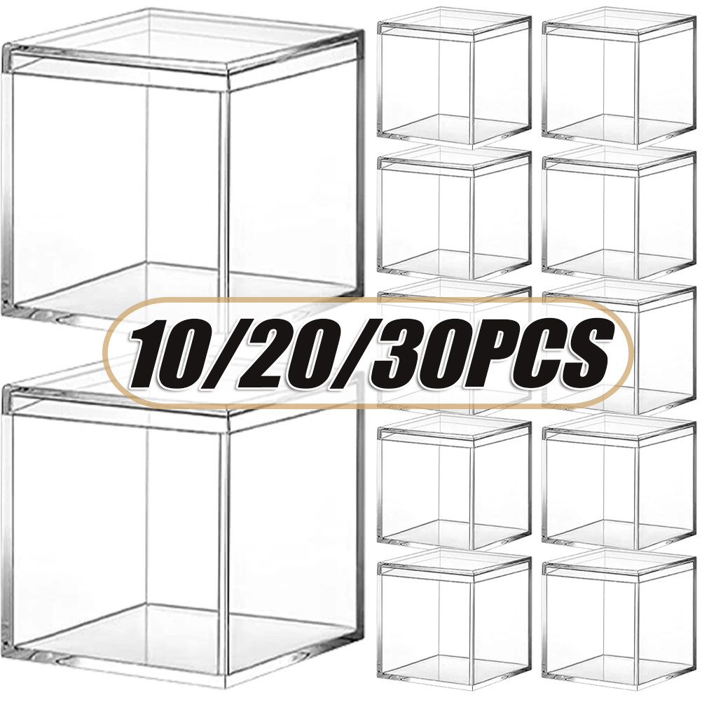 [ Wholesale ] Square Jewelry Box - Transparent Snacks Storage Organizer ...