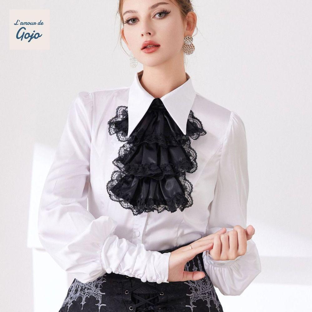 GOJO Renaissance Collar, Detachable Vintage Elizabethan Neck Ruff ...