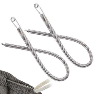 1/3Pcs Bendable Spring Drawstring Threader Flexible Metal Elastic Band ...