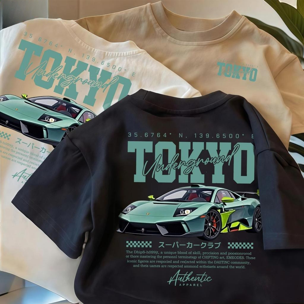 [Ships within 24 hours] Children's T-shirt / 100% Cotton / Tokyo Racing ...