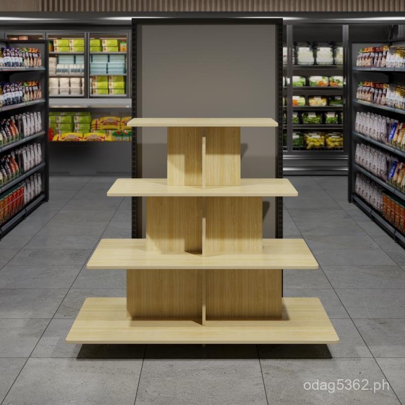 Round display stand for convenience stores, mother and baby products ...