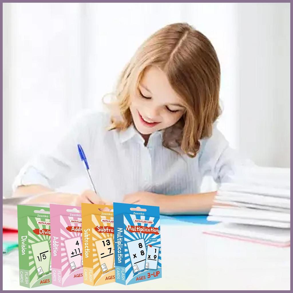 Math Multiplication Flash Cards 144X Addition Subtraction ...